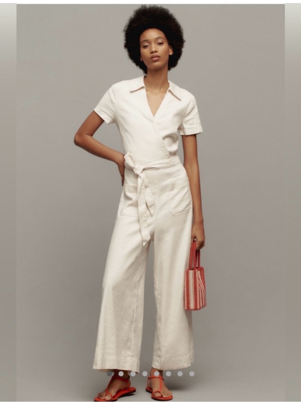 Anthropologie Maeve Colette Wrap Jumpsuit - 2P